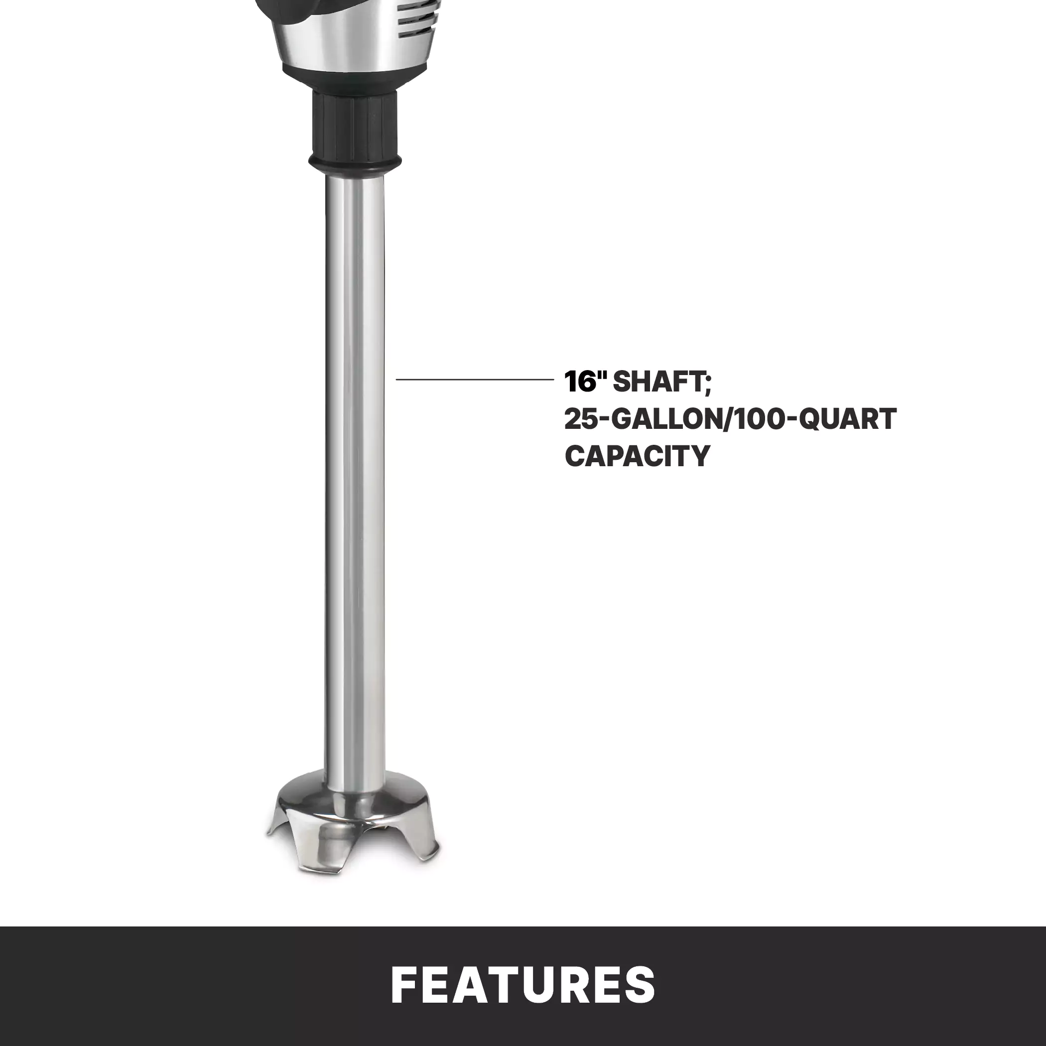 16" Heavy-Duty Big Stik Immersion Blender